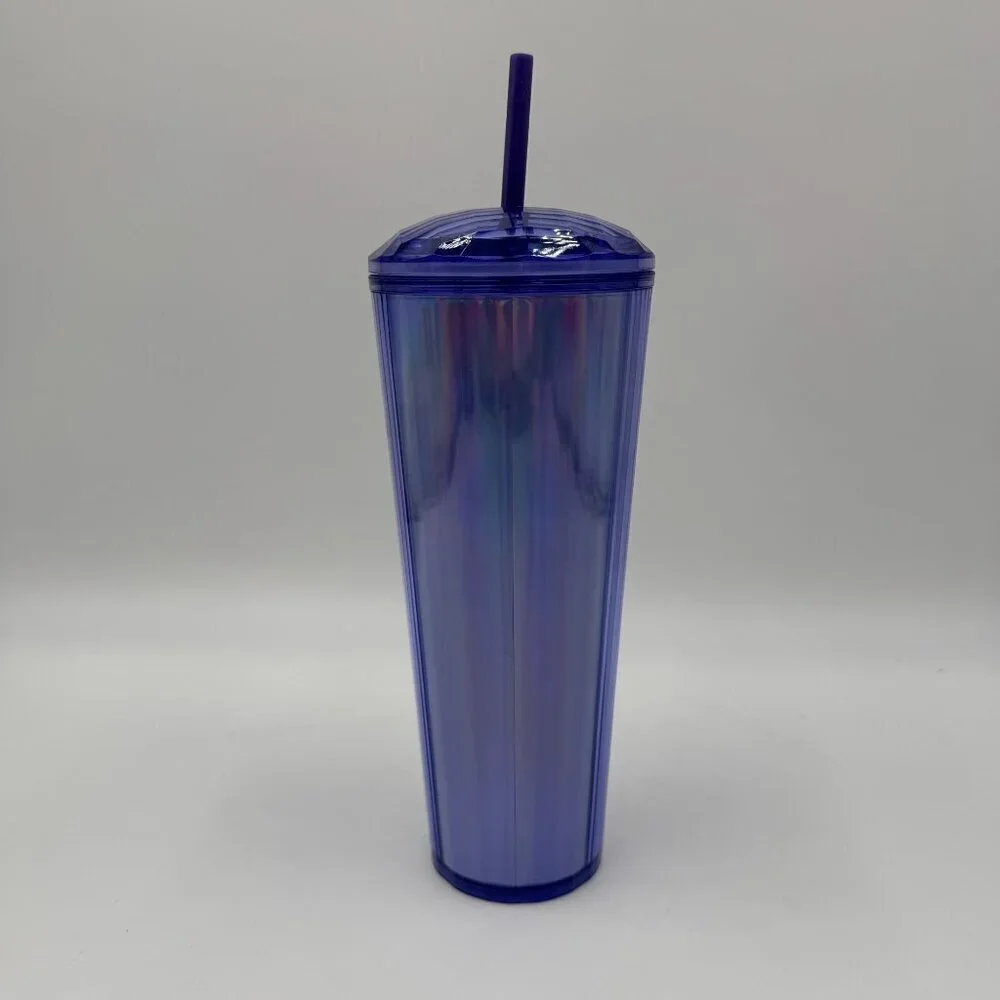 Starbucks Purple 24oz Tumbler with Original Straw